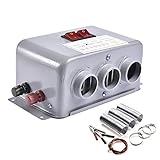 Class-Z Auto Heizlüfter, 12V 500W-800W 3 Port Fahrzeug Heizung Wärmer Universal Windschutzscheibe Defroster Demister Lüfter Luftheizung Heizung Wärmer Auto Heizung D