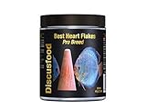 Best Heart Pro Breed Premium Fischfutter, Flockenfutter, Rinderprotein als Flocke, mit Vitaminen und Mineralien, alle Zierfisch, speziell auch für Diskus oder Welse, unterstützt die F