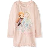 Offizielles Disney Minnie Mouse / Disney Die Eiskönigin Charaktere Mädchen Langarm Baumwolle Nachthemd Nachthemd Nachtwäsche Pyjama 2-8 Jahre, Weiß – Disney Frozen, 4 J