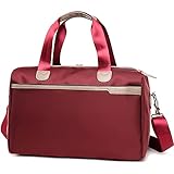 Gepäck Übergroßen for Frauen Männer Leinwand Duffle Bag Faltbare Tragen am Wochenende Duffle (Color : Red, Size : One Size)