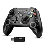 Wireless Controller für Xbox One, Wireless PC Gamepad Kompatibel mit Xbox One / One S / X PC / PS3, mit 2,4 GHz Wireless Receiver, ohne Headset-B