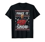 Star Trek Next Gen Make It Snow Ugly X-Mas Sweater T-S