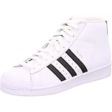 adidas Herren PRO Model Fitnessschuhe, Weiß Ftwbla, Schwarz Ftwbla, 36 EU