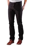 Wrangler Herren Cordhose, Arizona Stretch, Schwarz, W34/L32