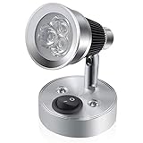 Szaerfa 3W RV DC 12V Leselampe mit Schalter Einstellbare Wandleuchte für Wohnmob