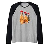 Weihnachten Erdmännchen Familie Foto Gruppe Weihnachtsmützen Rag