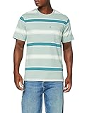 Levi's Mens Relaxed Fit Pocket Tee T-Shirt, Poolside Stripe Blue Surf, XXL