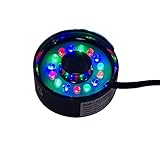 Yorbay Unterwasser RGB LED-Leuchten mit 4.8 Meter Stromkabel, für Tauchpumpe Springbrunnenpumpe Wasserspielpumpe G