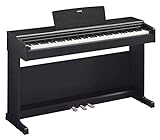 Yamaha Arius Digital Piano YDP-144B, schwarz – Elektronisches Klavier mit Hammermechanik, Konzertflügel-Klang & USB-to-Host-Anschluss – Kompatibel mit kostenloser App 'Smart Pianist'