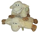 2in1 Kuschelkissen und Kuscheltier Schaf, Schäfchen, Schafkissen, Kuschelschaf mit Klettverschluss 46