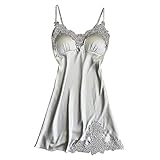 Chejarity Große Dicke Damen Unterwäsche Set Sexy Negligeethemd Sexy Pyjama Strapsrock Spitze Sexy Pad Lingerie Nachtwäsche UnterwäSche Robe Babydoll Nachtwäsche Kleid Babydoll Set Sexy D