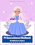 Prinzessinnen Malbuch für Mädchen 4-8 jahre: 85 wunderschöne Prinzessinnenmotive zum Ausmalen für Kinder ab 4 Jahren. ( Prinzessin Malbücher Band 2)