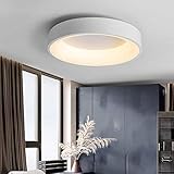 HE-XSHDTT Oberflächenmontierte Moderne runde Downlight-Lampe Kreisförmige Deckenleuchten, LED-Deckenleuchte für Wohnzimmer, Schlafzimmer, Küche, Balkon,Whitethreetonelight,38w/60