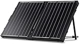 Renogy 12V Solarkoffer 2 x 50W (Ohne Laderegler)Solar Modul Zelle 100W Solarpanel Wohnmobil Solarmodul Solarzelle Camping Garten mit schwarzem R
