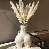 Kunst Mädchen Arsch Topf Frau Desktop-Keramik Modernes Büro Wohnzimmer Home Decoration Arrangement Blumenvasen Geschenk (Weiß)