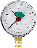 Sanitop-Wingenroth 27169 1 Rohrfeder-Manometer, Anschluss von unten-1/4 Z