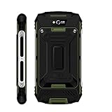 Liyong Militär-Smartphone, 2 GB + 16 GB 3 Proofing-Smartphone-Unterstützung TF-Karte 4G-Handy wasserdicht für WiFi-Messaging-Kalender-Rechner-Uhr usw(Default)