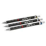 rOtring Tikky Druckbleistift, Black Barrel, 3-teiliges Set (801310)