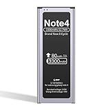 GUDTEKE Akku für Samsung Galaxy Note 4 | Entspricht Dem Original EB-BN910BBE | Lithium-Ionen-Akku der Modelle SM-N910F | SM-N910U | SM-N910C | SM-N910H | SM-N910