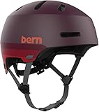 Bern Macon 2.0 H2O Helm 2021 Matte Retro Maroon, S