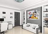 AG Design FTDm 0284 Disney Mickey Mouse, Papier Fototapete Kinderzimmer- 160x115 cm - 1 Teil, Papier, multicolor, 0,1 x 160 x 115