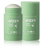 Moligin Clay Stick Mask Deep Cleansing Moisture Eine Maske mit Zutaten für grünen Tee Entfernen Sie effektiv Akne Mitesserentferner Schrumpfen Poren und Brightening