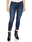 7 For All Mankind Women's Roxanne Ankle Jeans, Dark Blue, 24