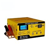 JFJL Autobatterieladegerät, 6V/12V 10 Ampere Batterieladegerät Kfz-Erhaltungsladegerät Für Autos, Lkws Motorrad Rasenmäher Boot RV SUV Blei-Säure-B