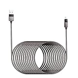 Rocketek USB C Kabel 5M USB 3.0 Ladekabel 16 ft Extra Lang Nylon Typ C Ladekabel und Fast Charge Datenkabel 3A Sync für Samsung Galaxy S10/S9/S8, Huawei P30/P20,Sony Xperia XZ,Google,OnePlus,Google,LG