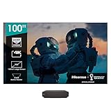 Hisense 100L5F-B12 (100 Zoll) Laser Projektor, 4K Laser TV, UHD, HDR, Laser Technologie, VIDAA U Smart-TV, Triple Tuner DVB-C/S/S2/T/T2, Dolby Atmos, Alexa Built-in, Lieferung inkl. Hard Panel)