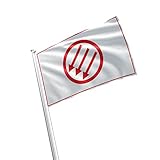 Apedes Deutsches Eiserne-Front-Eiserne-Front, Sozialdemokratische Party, Anti-Monarchisten, Antikommunistische Organisation, 90 x 150 cm, Flagge, Banner, lebendige Farben, doppelt genähte Messingö