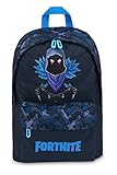 Fortnite Rucksack Schule Kinder, Kinderrucksack Jungen und Mädchen, Schulrucksack Jungen, Offiziellen Merchandise-Produkte, Gamer Geschenke Kinder (schwarz Raven)