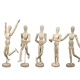7°MR willow tree 5 stück 12 cm Künstler Beweglichen Gliedmaßen Männliche Holzfigur Modell Schaufensterpuppe Kunst Skizze Zeichnung aActive Joint Puppet Pupp