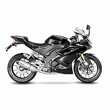 Auspuffanlage LeoVince Komplettanlage SBK LV ONE EVO, Edelstahl, Carbon Kappe, 1/1 für Yamaha MT-125 / YZF-R125