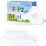 CESA kleine FFP2 Maske mini Atemschutzmaske Mundschutz Mund und Nasenschutz - 20 Stück + 1x FFP3