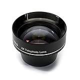 Wolffilms 3X Tele Lens Smartphone Portrait Objektiv kompatibel mit iPhone, Samsung & Huawei - fang den Moment - für einen 3-Fach optischen Zoom inklusiver aufsetzbare Sonnenb