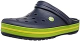 Crocs Unisex Crocband Clogs, Navy Volt Green Lemon, 43/44 EU