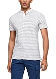 s.Oliver Herren 130.10.105.13.130.2103457 Polohemd, White Stripes, XL