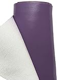 A-Express Kunstleder Lederimitat Wasserdicht Leder Stoff Schneiderei Kleidung Kleid Meterware - Lila - 50cm x 140