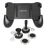 LogiLink AA0118 Mobiles Touchscreen Gamepad - Smartphone Controller für Android und iOS Schw