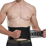Rhinocerosdance Rückenbandage mit Stützstreben und Verstellbare Zuggurte und Atmungsaktiver, Rückenstützgürtel für Lindert Schmerzen, Lendenwirbelstütze,für den Perfekten Sitz (M,L,XL)