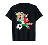 Dabbing Einhorn Unicorn Italien Fußball Italienische Flagge T-S