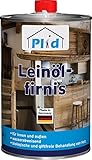 prinzcolor Premium Leinöfirnis Leinöl Holzschutz Holzöl Farblos Farblos 1