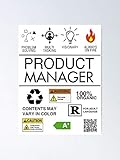 AZSTEEL Product Manager Poster Best Gift 11.7'x16.5' for Friends Family