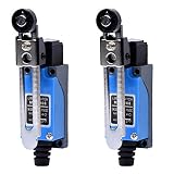 Micro Endschalter Limit Schalter Mini Limit Schalter Endschalter Wechselstrom Endschalter Rollenhebel Dc Timing Timer-Relais Mini Schalter Endschalter Lever Endschalter 2 StüCk Set Me8108