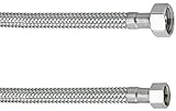 Cornat Flexibler Verbindungsschlauch - 1000 mm Länge - 1/2 Zoll IG, 3/8 Zoll IG - Hochwertige Edelstahl-Umflechtung / Anschlussschlauch für Wasserhahn / Armaturenschlauch / Flexschlauch / T317331270