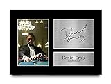 HWC Trading Daniel Craig A4 Ungerahmt Signiert Gedruckt Autogramme Bild Druck-Fotoanzeige Geschenk Für James Bond 007 F