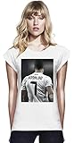 Cristiano Ronaldo 5 Womens Continental Rolled Sleeve T-Shirt M