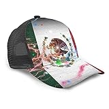 ZORIN Baseballkappe Mesh Hüte Mexikanische Flagge Flash Outdoor Hip Hop Snapback Schw