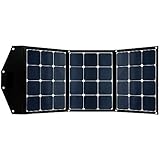 Offgridtec© FSP-2 120W Faltbares Solarmodul mit hoch effektiven Solarzellen ohne Laderegler mit praktischem Tragegriff und Stauraum für Kabel. Für Camping, Reise, Boot C